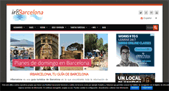 Desktop Screenshot of irbarcelona.com