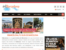 Tablet Screenshot of irbarcelona.com